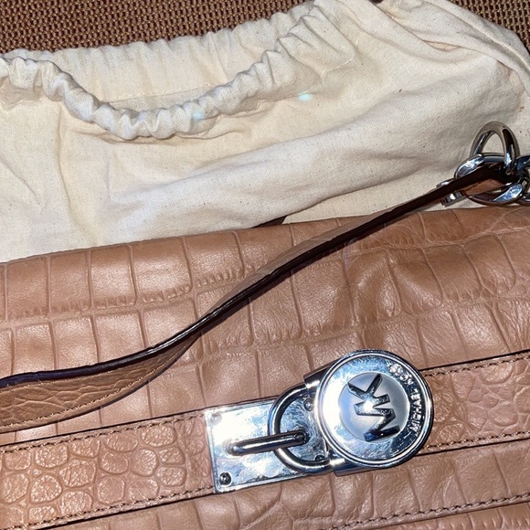 michael kors crocodile leather crocodile leather shoulder purse - Picture 14 of 14